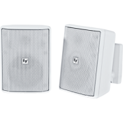 EVID-S4.2TW Speaker 4” cabinet 70/100V white pair White, price per pair