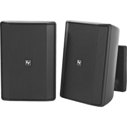 EVID-S5.2TB Speaker 5” cabinet 70/100V black pair Black, price per pair