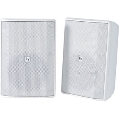 EVID-S5.2XW Speaker 5” cabinet 70/100V IP65 wh pair White, price per pair