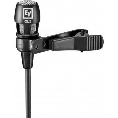 EV RE3-ACC-CL3 Cardioid lavalier mic with TA4F