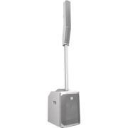 EVOLVE50-KW Portable column system, EU, WHITE, consists of 1 Subwoofer, 1 Column Array, 1 sub pole i