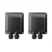 EV WC-58DB Weather cover with dual gland-nut for 5