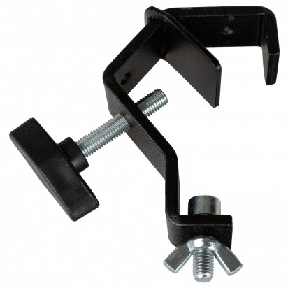 JB-Systems CR50/LI BLK Steel hook clamp: tube 30-50mm + ALU prot. - BLACK