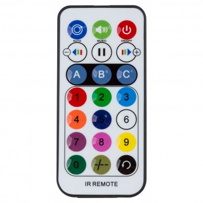 JB-Systems IR REMOTE Remote for MINI-PAR, RAVE SPOT, LED GLOBE, etc.