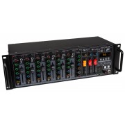 JB-Systems LIVERACK-10 10 channel PA mixer in 19
