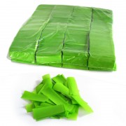 MagicFX Slowfall confetti rectangles 55x17mm - Light Green Confetti Paper bulk 1kg