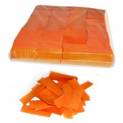 MagicFX Slowfall confetti rectangles 55x17mm - Orange Confetti Paper bulk 1kg