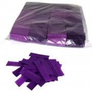 MagicFX Slowfall confetti rectangles 55x17mm - Purple Confetti Paper bulk 1kg