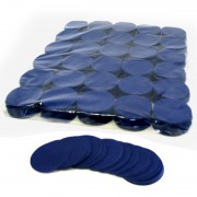 MagicFX Slowfall confetti rounds Ø 55mm - Dark Blue Confetti Shapes Paper bulk 1kg