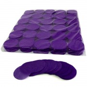 MagicFX Slowfall confetti rounds Ø 55mm - Purple Confetti Shapes Paper bulk 1kg