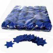 MagicFX Slowfall confetti stars Ø 55mm - Dark Blue Confetti Shapes Paper bulk 1kg