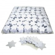 MagicFX Slowfall confetti stars Ø 55mm - White Confetti Shapes Paper bulk 1kg