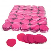 MagicFX Slowfall confetti rose petals Ø 55mm - Pink Confetti Shapes Paper bulk 1kg