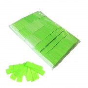 MagicFX Slowfall UV confetti 55x17mm - Fluo Green Confetti Paper bulk 1kg