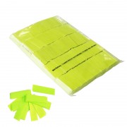 MagicFX Slowfall UV confetti 55x17mm - Fluo Yellow Confetti Paper bulk 1kg