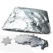 MagicFX Metallic confetti stars Ø 55mm - Silver Confetti Shapes Metallic bulk 1kg