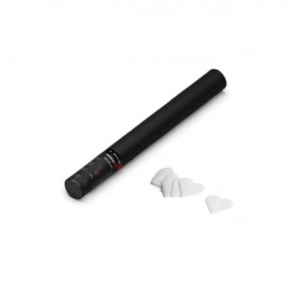 MagicFX Handheld Cannon - Confetti - White Hearts PC 20 pcs