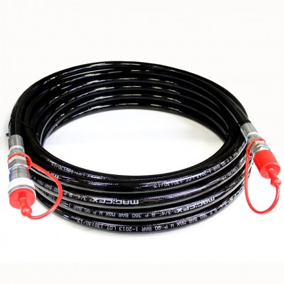MagicFX CO2 high pressure hose 3/4 Male - Female, 10m