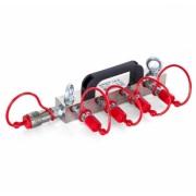 MagicFX CO2 HIGH PRESSURE DISTRIB. BLOCK (4x 3/8 hose in,1x 3/8 out)