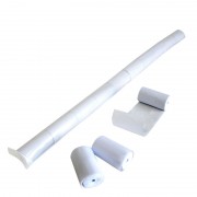 MagicFX Streamers 10m x 5cm - White Streamers Paper polybag