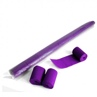 MagicFX Stadium Streamers 20m x 5cm - Purple Streamers Paper polybag