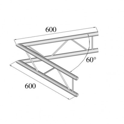 Pro-truss Pro 22 Corner C 200 V 2-way vertical 60°