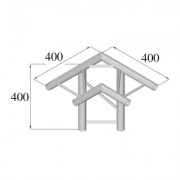 Pro-truss Pro 22 Corner C 310 H 3-way horizontal corner 90°