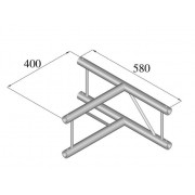 Pro-truss Pro 22 T-piece C 360 V 3-way vertical T-piece