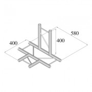 Pro-truss Pro 22 T-piece C 420 H 4-way horizontal T-piece