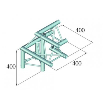 Pro-truss Pro 23 Corner C 310 3-way apex up / right