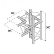 Pro-truss Pro 23 Corner C 450 4-way 90° left