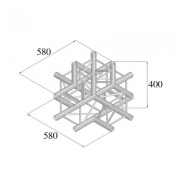 Pro-truss Pro 24  T-piece C 510 5-way cross