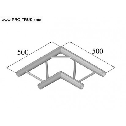 Pro-truss Pro 32  Corner C 210 H 2-way horizontal 90°