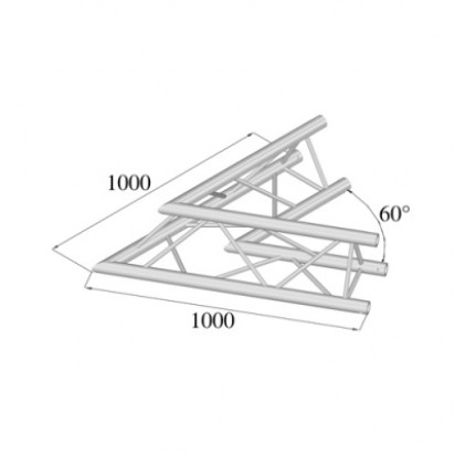 Pro-truss Pro 33 Corner C 200 2-way 60°