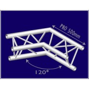 Pro-truss Pro 33 Corner C 220 2-way 120° Prolyte compatible