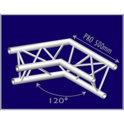 Pro-truss Pro 33 Corner C 220 2-way 120° Prolyte compatible