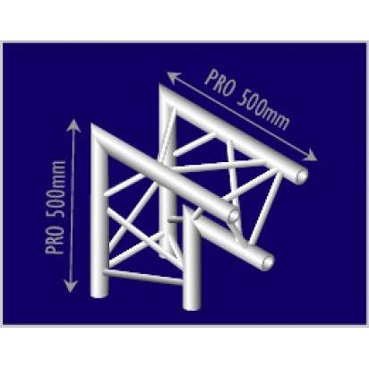 Pro-truss Pro 33 Corner C 250 2-way 90° apex in