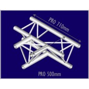 Pro-truss Pro 33 T-piece C 360 3-way horizontal Prolyte compatible