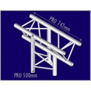 Pro-truss Pro 33 T-piece C 370 3-way vertical Prolyte compatible