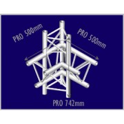 Pro-truss Pro 33 Corner C 440 4-way 90° right Prolyte compatible