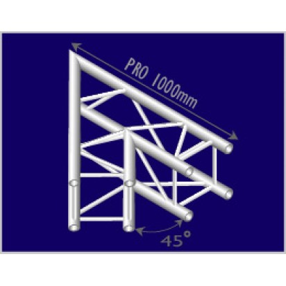 Pro-truss Pro 34 Corner C 190 2-way 45° Prolyte compatible