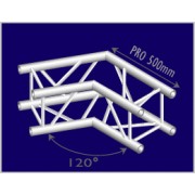 Pro-truss Pro 34 Corner C 220 2-way 120° Heavy duty Prolyte compatible