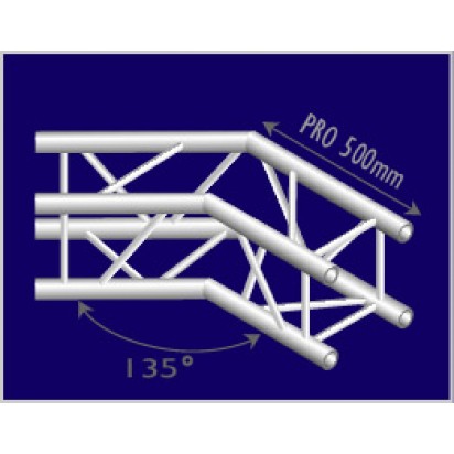 Pro-truss Pro 34 Corner C 230 2-way 135° Heavy duty Prolyte compatible