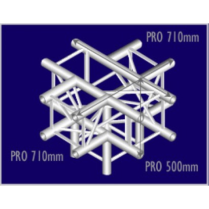 Pro-truss  Pro 34  T-piece  C 510 5-way cross Heavy duty Prolyte compatible