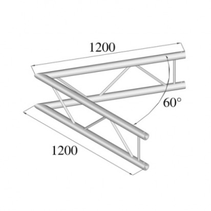 Pro-truss  Pro 42  Corner  C 200 V 2-way vertical 60¦