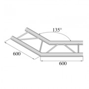 Pro-truss  Pro 42  Corner  C 230 H 2-way horizontal 135¦