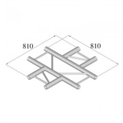 Pro-truss  Pro 42  Cross  C 410 H 4-way horizontal cross