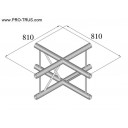 Pro-truss  Pro 42  Cross  C 410 V 4-way vertical cross