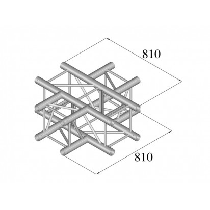 PRO-truss  PRO 44  Cross  C 410 4-way Cross PROlyte ComPatible