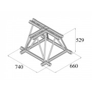 Pro-truss  Pro 524F C350 3-way  horizontal T-piece